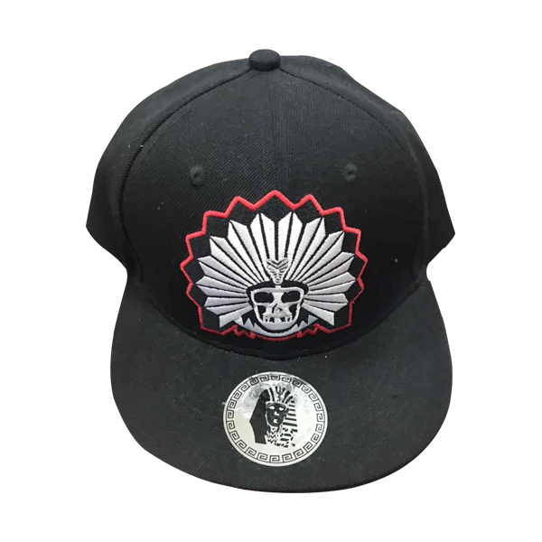 Black flat cap
