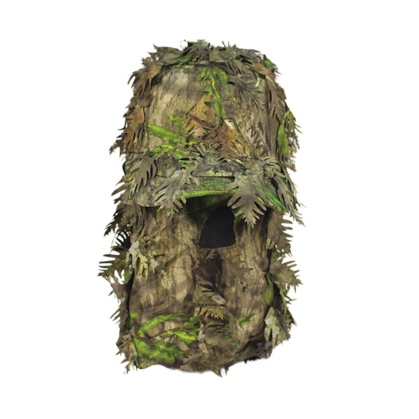 Leaf camouflage headgear